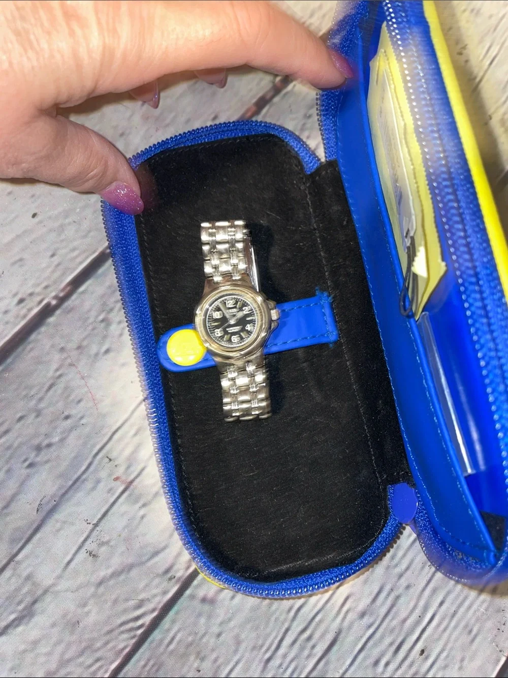 Guess Stainless Steel Watch with Black Dial Women’s Waterpro